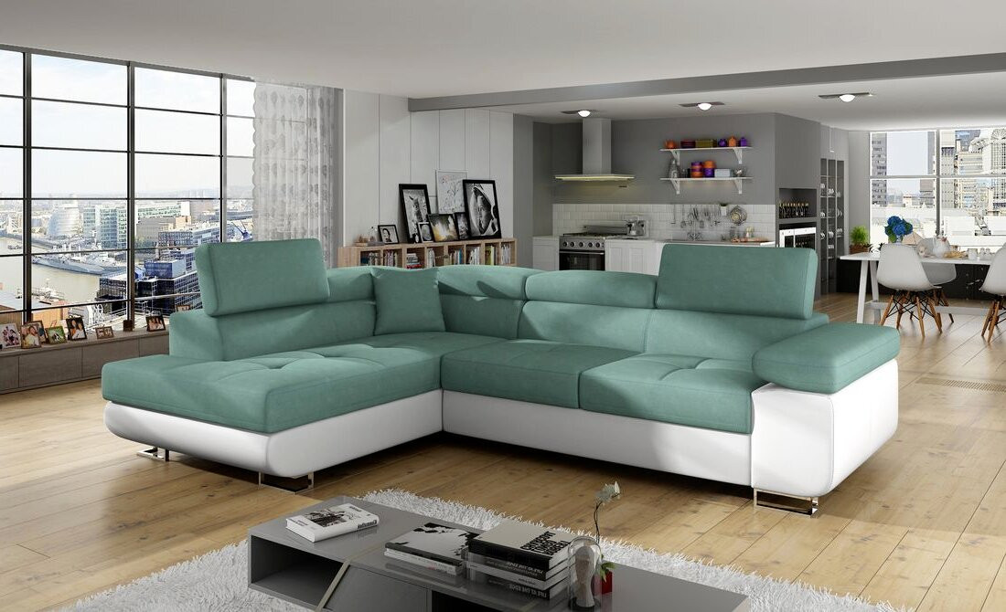 Worcester corner sofa bed with storage O83/S17