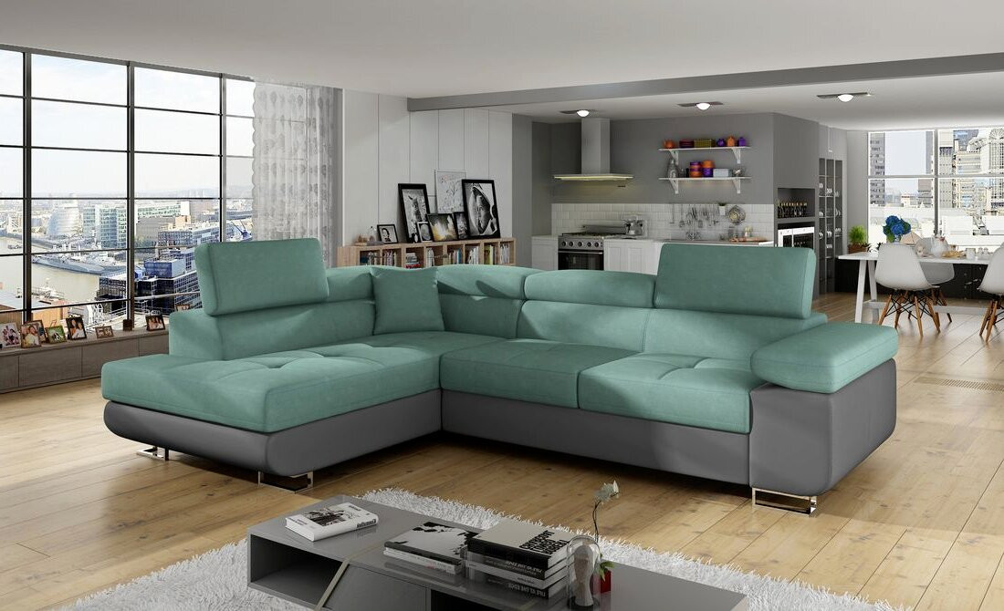 Worcester corner sofa bed with storage O83/S29