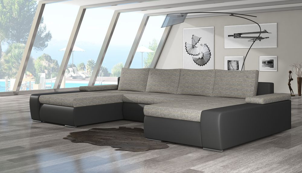 Northampton U shaped sofa bed with storage S11/B01