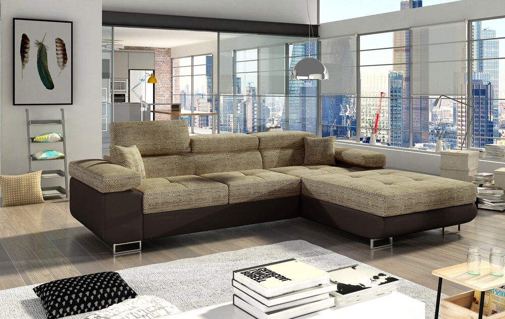 Canterbury corner sofa bed with storage B03/S66