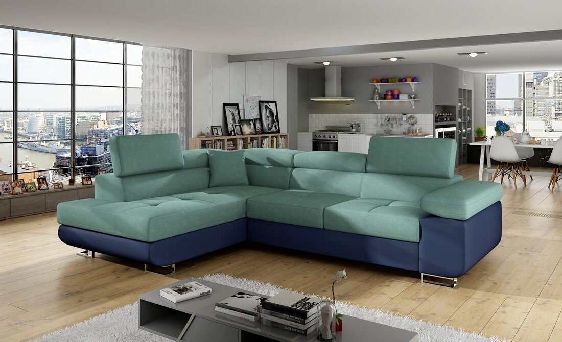 Worcester corner sofa bed with storage O83/S09