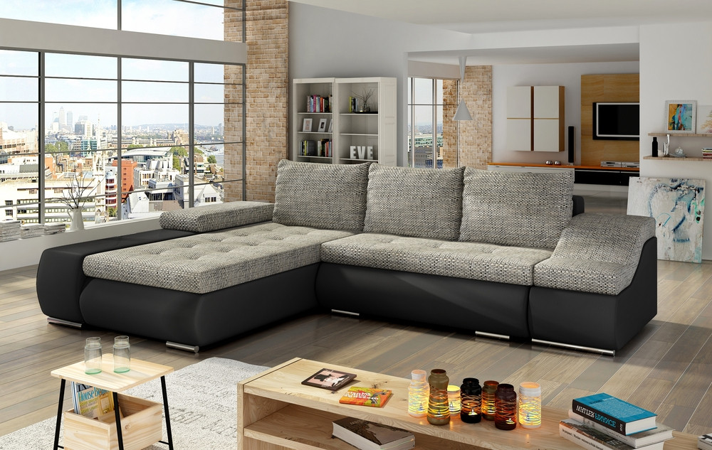 Newport corner sofa bed with storage B01/S11