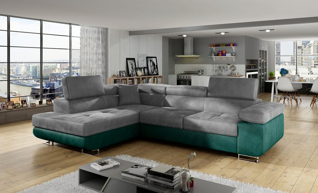 Worcester corner sofa bed with storage M84/M37