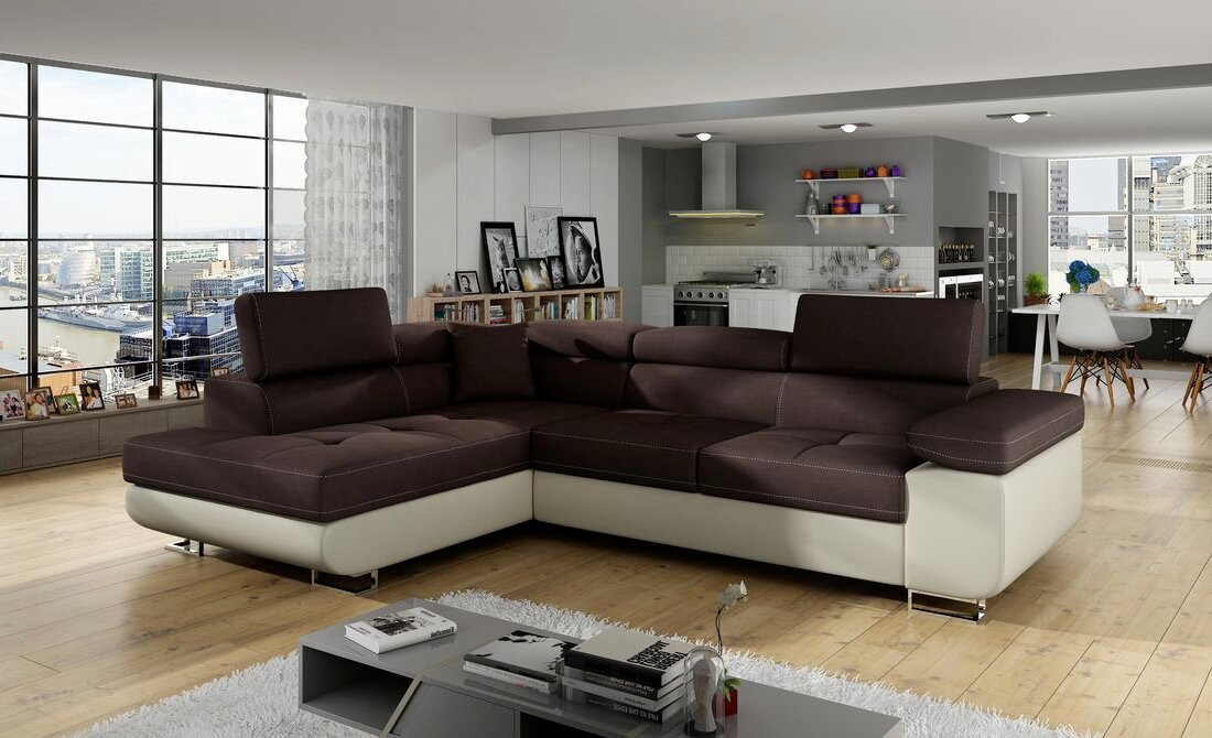 Worcester corner sofa bed with storage J29/S33