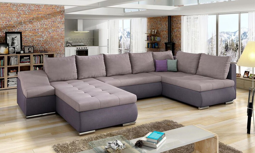 Salisbury U shaped sofa bed with storage S61/S65