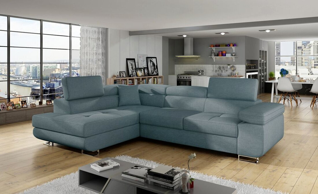 Worcester corner sofa bed with storage C