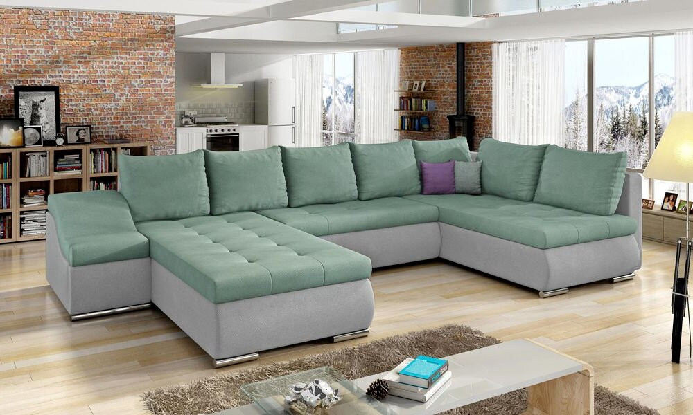 Salisbury U shaped sofa bed with storage S34/S83