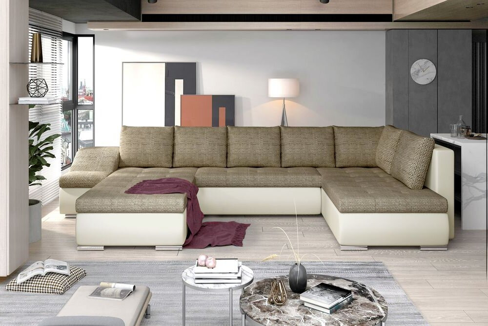 Salisbury U shaped sofa bed with storage B03/S33