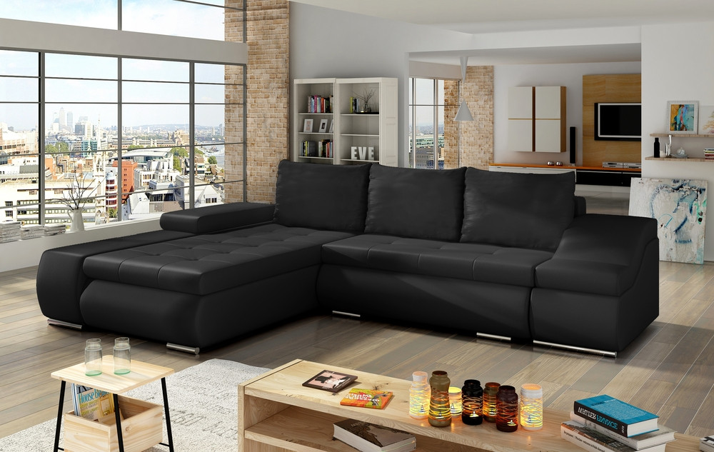 Newport corner sofa bed with storage S11