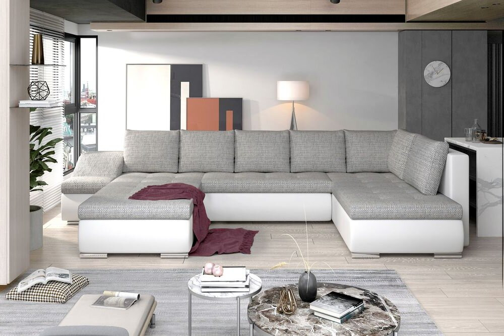 Salisbury U shaped sofa bed with storage B01/S17