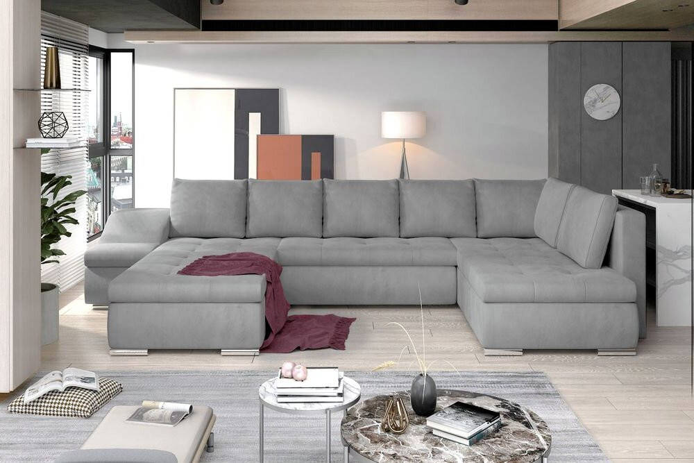 Salisbury U shaped sofa bed with storage M