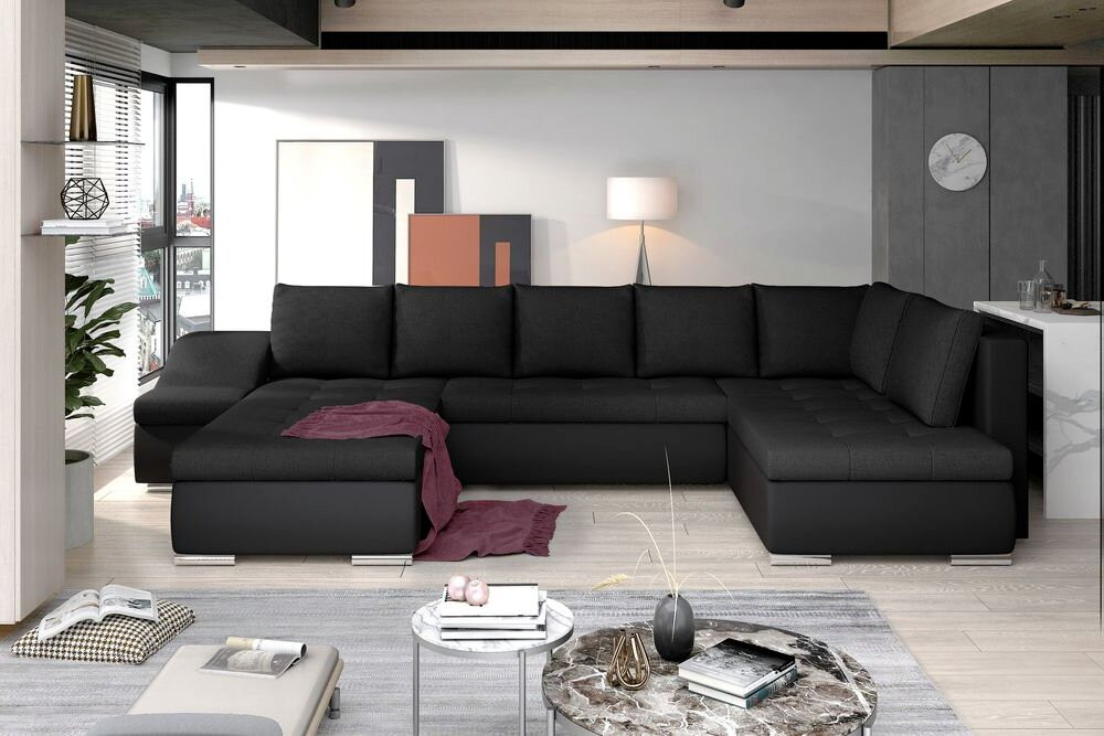 Salisbury U shaped sofa bed with storage S14/S11