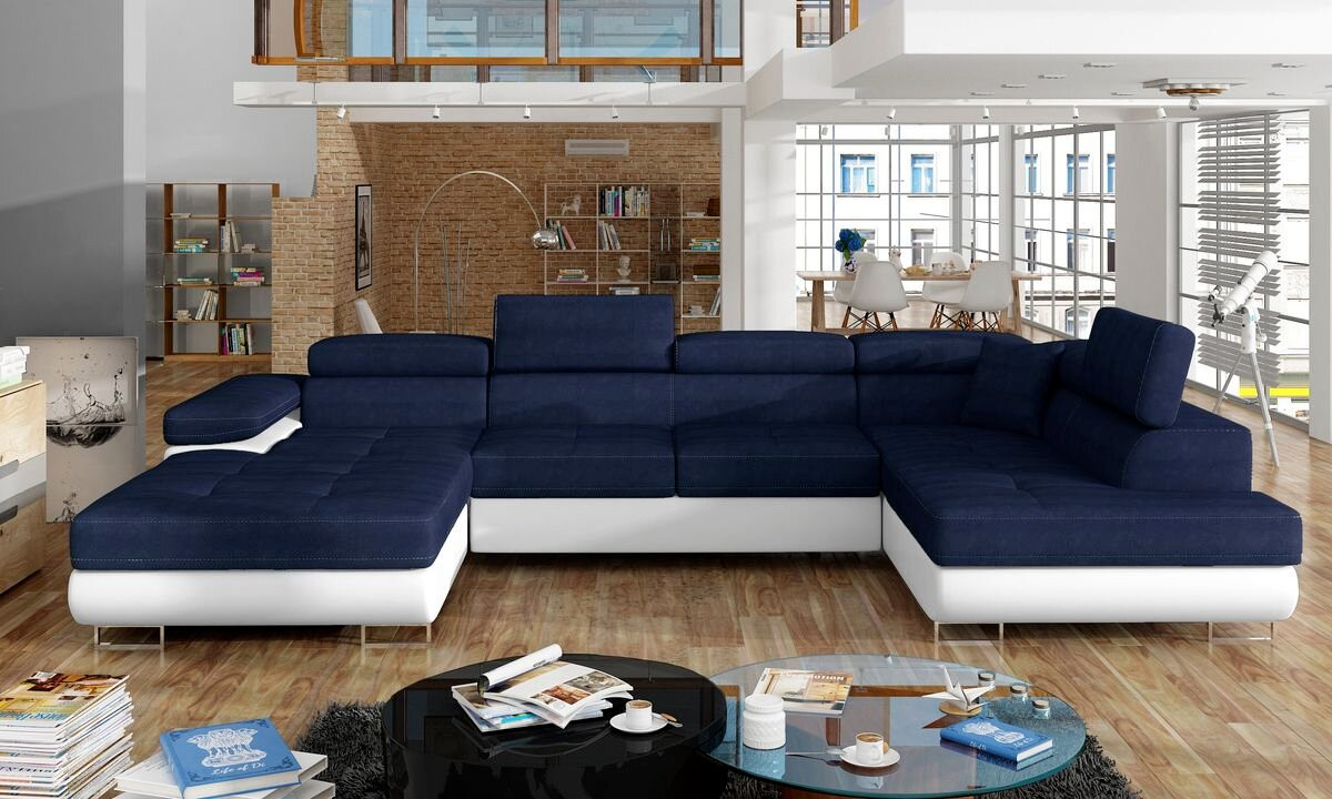 Chester U shaped sofa bed with storage K09/S17