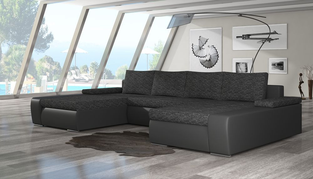 Northampton U shaped sofa bed with storage S11/B02