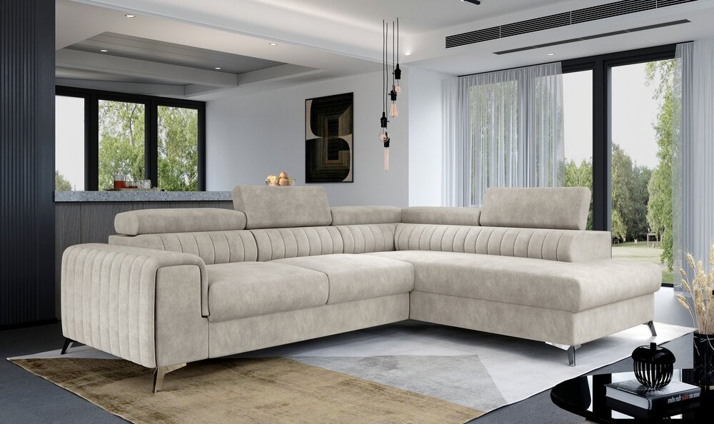 Dover corner sofa bed with storage D21