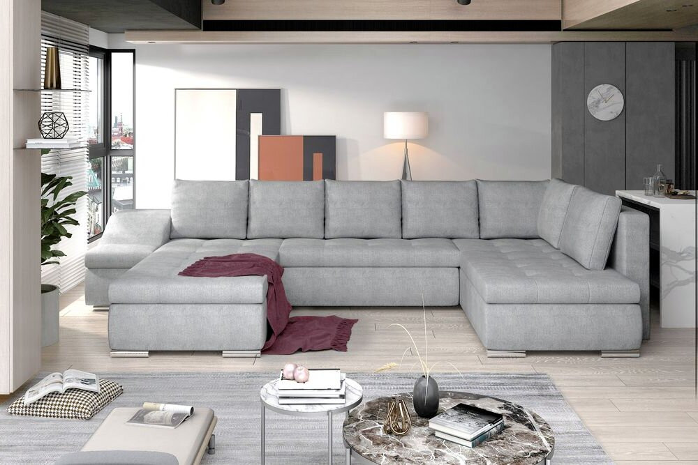 Salisbury U shaped sofa bed with storage O02