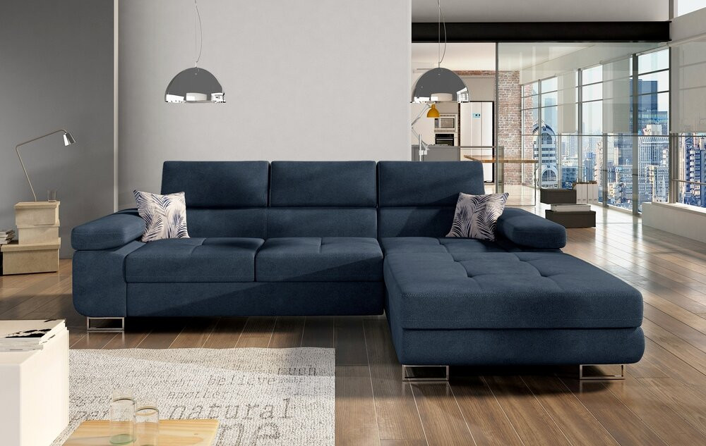 Canterbury corner sofa bed with storage S76/B80