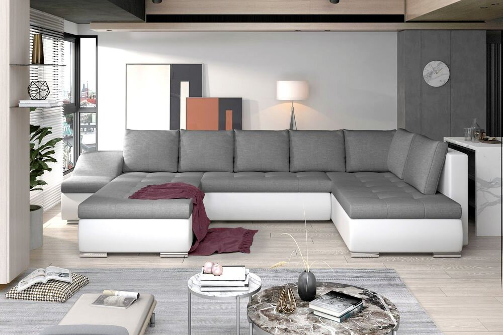 Salisbury U shaped sofa bed with storage S05/S17