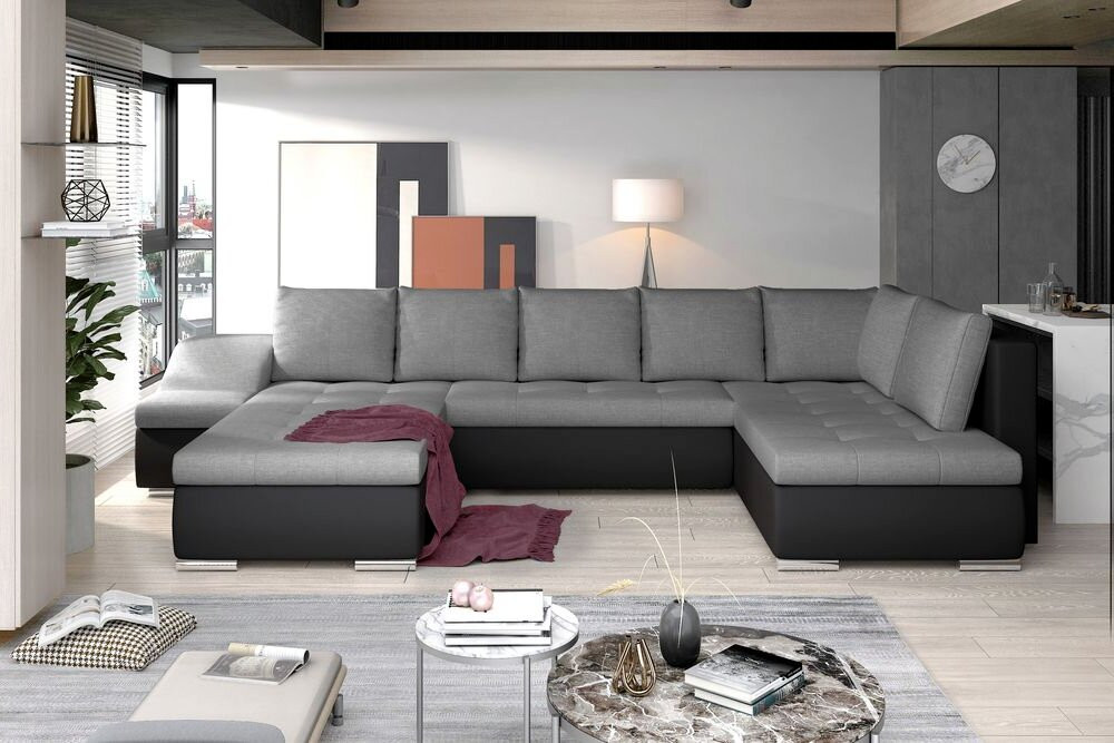 Salisbury U shaped sofa bed with storage S05/S11