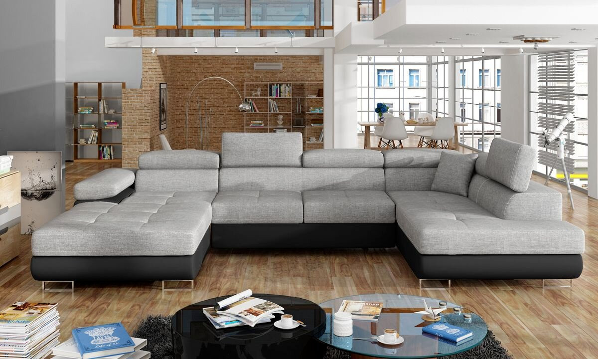 Chester U shaped sofa bed with storage S21/S11