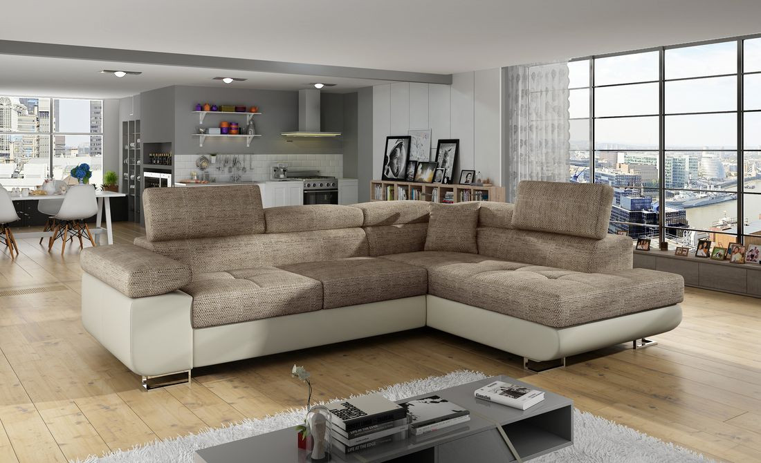 Worcester corner sofa bed with storage B03/S33