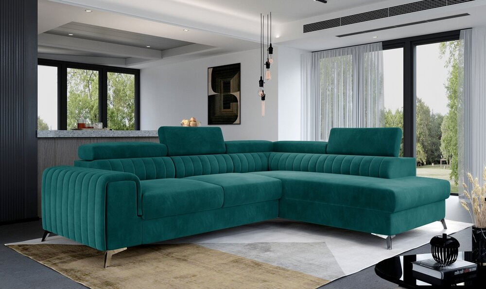 Dover corner sofa bed with storage M75