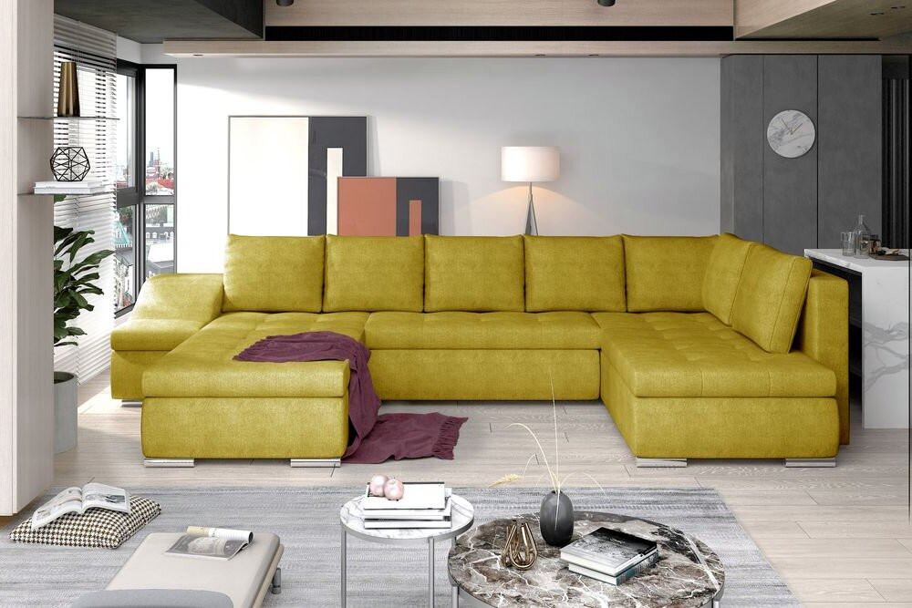 Salisbury U shaped sofa bed with storage O68