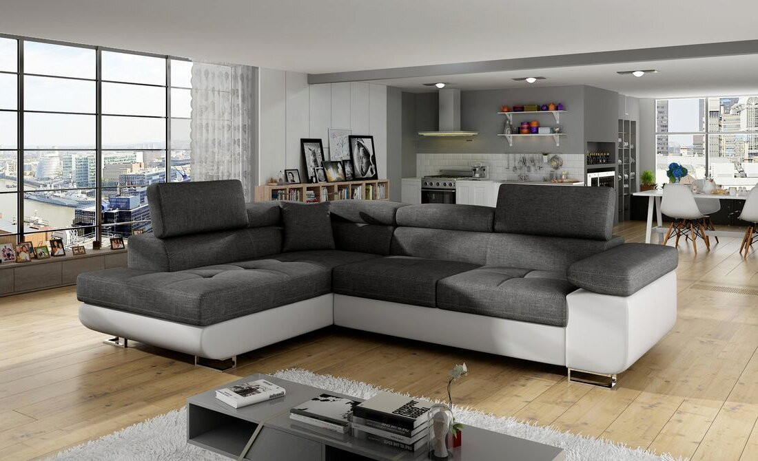 Worcester corner sofa bed with storage S05/S17