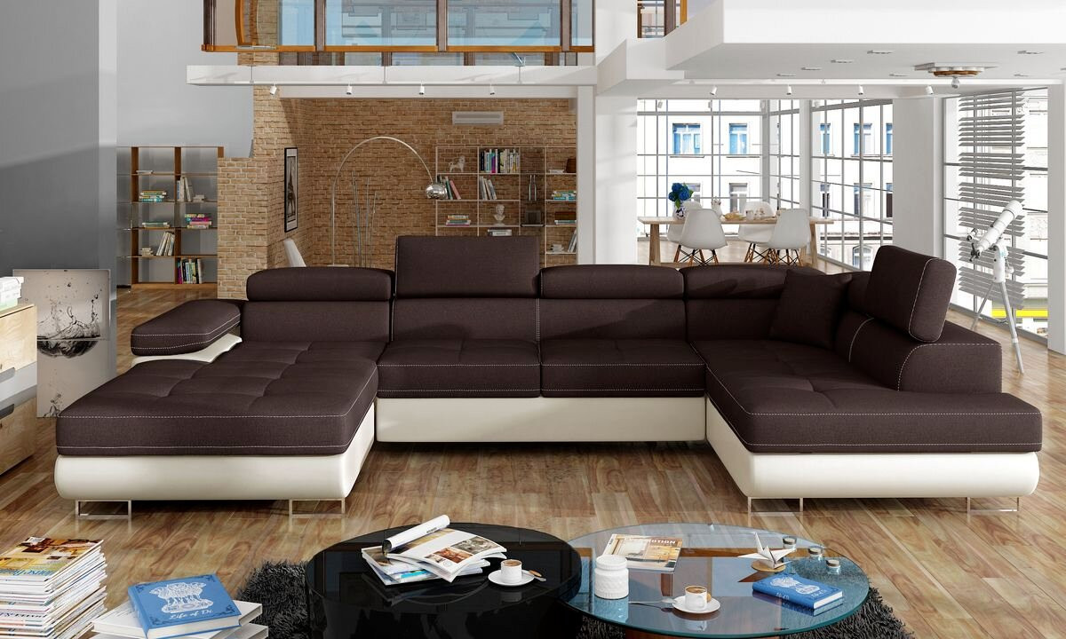 Chester U shaped sofa bed with storage S26/S33