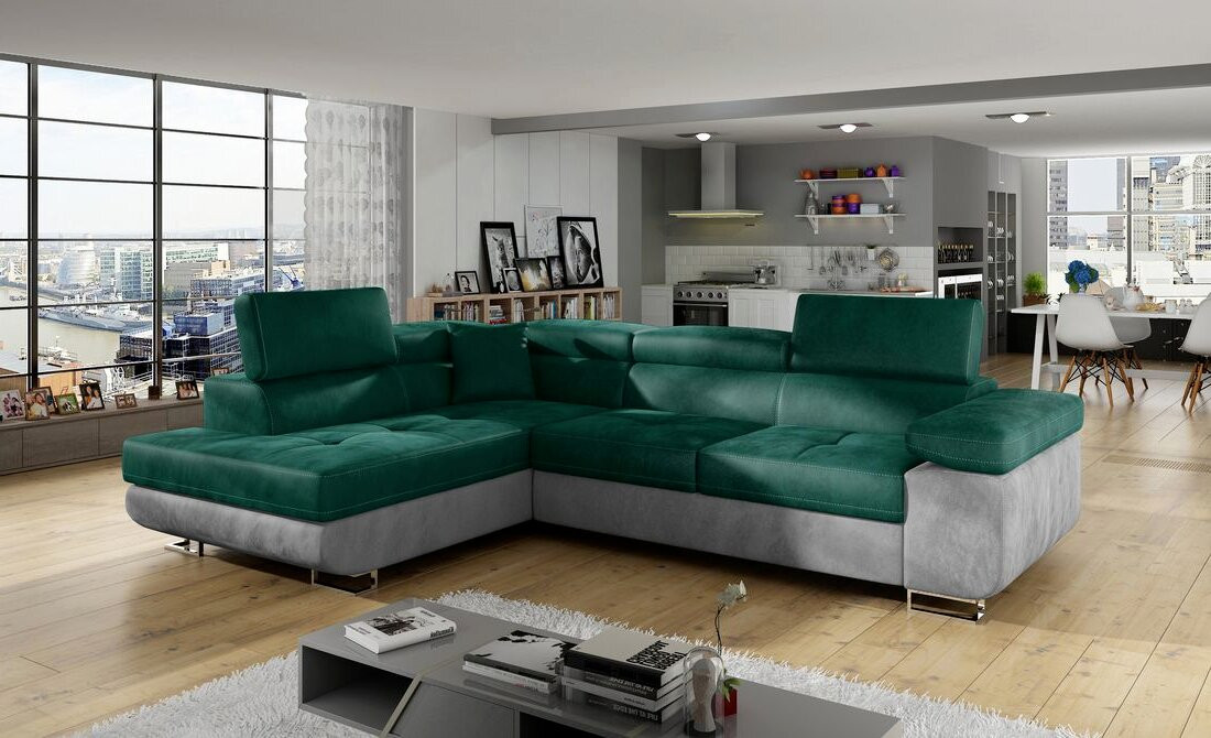Worcester corner sofa bed with storage M37/M84