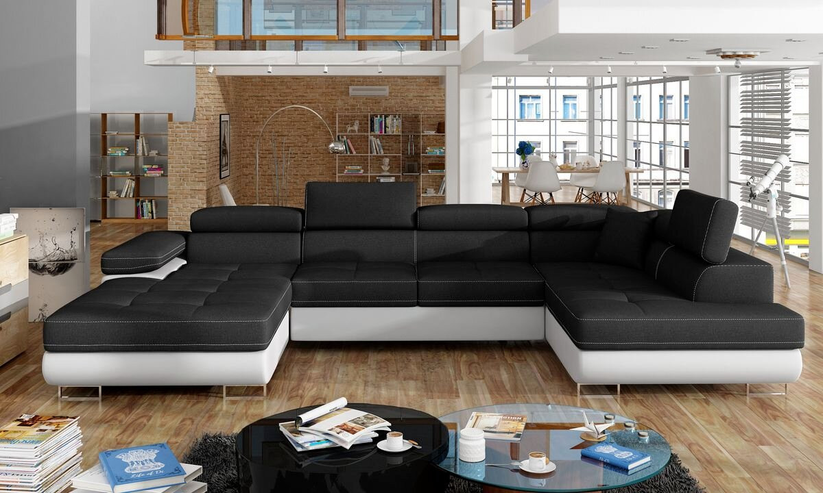 Chester U shaped sofa bed with storage S14/S17