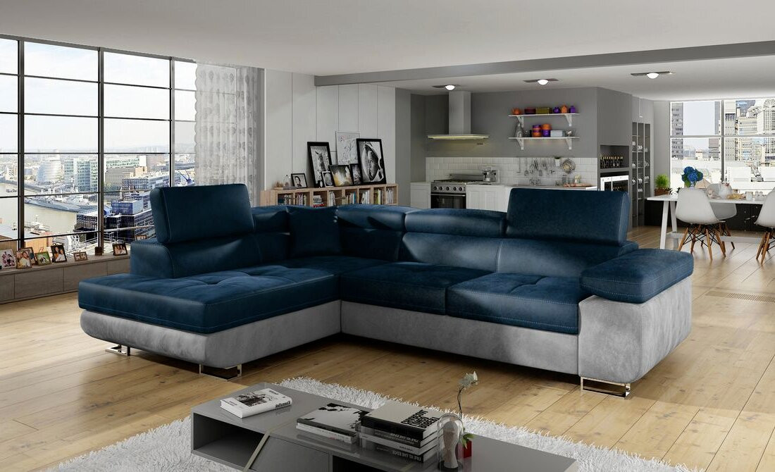 Worcester corner sofa bed with storage M77/M84