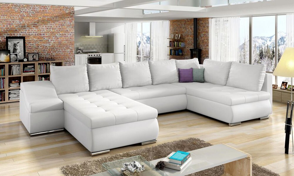 Salisbury U shaped sofa bed with storage S17
