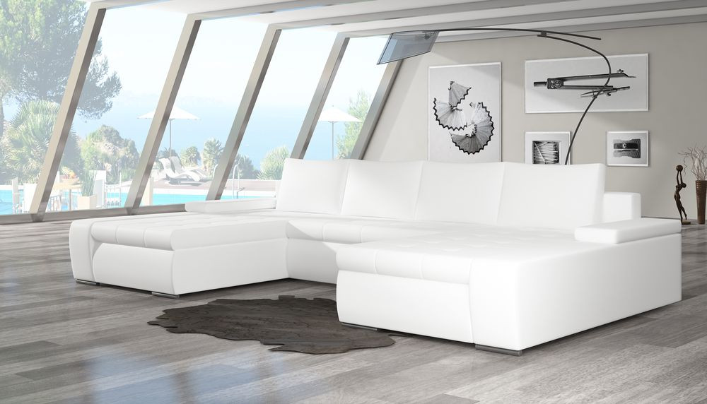 Northampton U shaped sofa bed with storage S17