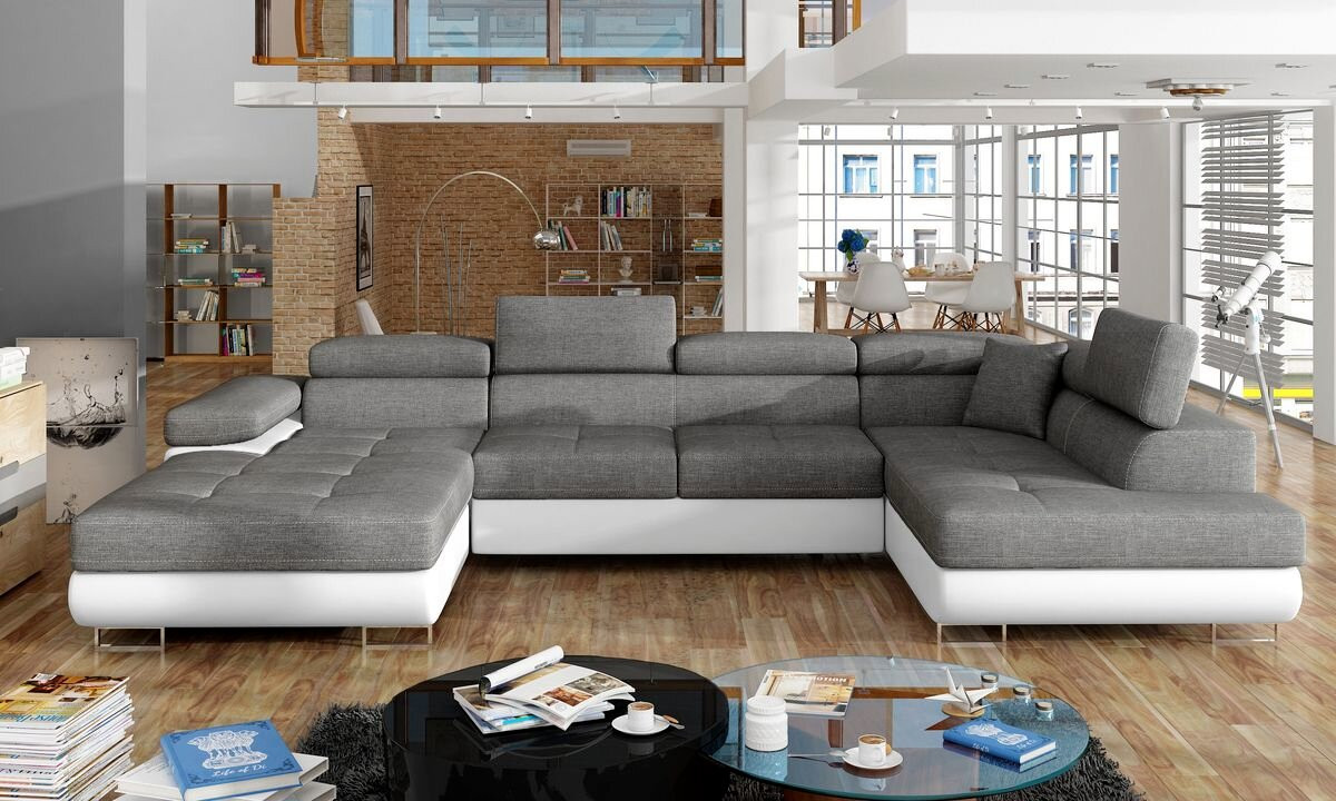 Chester U shaped sofa bed with storage S05/S17