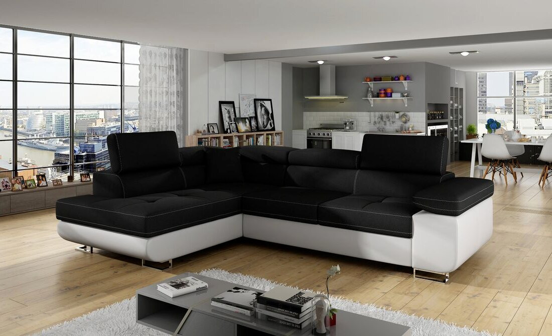 Worcester corner sofa bed with storage S14/S17