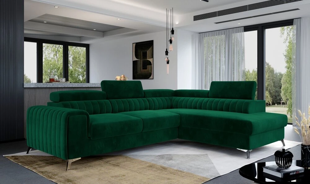 Dover corner sofa bed with storage K